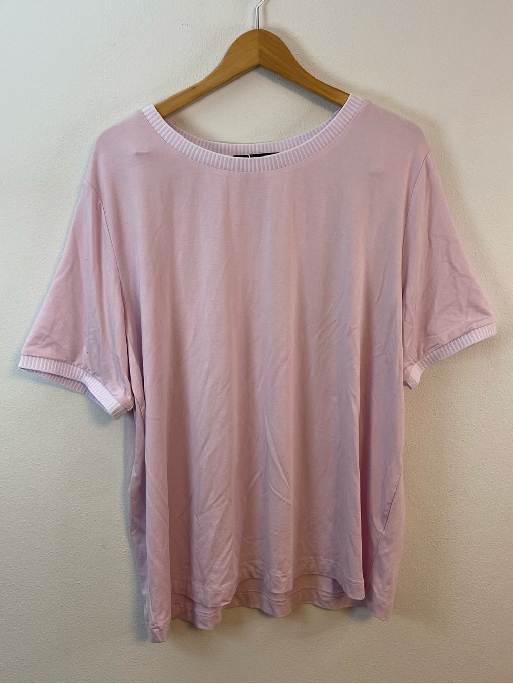 YogaFox Pink Short Sleeve Top Women’s XXL‎ NWT